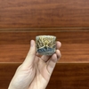 Kỷ ngai men rạn nổi Vẽ Vàng 24K [GỐM SỨ BÁT TRÀNG]