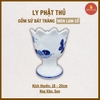 Ly Phật Thủ men lam cổ [GỐM SỨ BÁT TRÀNG]