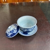 Bát nước men lam vẽ sen [GỐM SỨ BÁT TRÀNG]