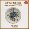 Đĩa trầu men rạn nổi [16cm] [GỐM SỨ BÁT TRÀNG]