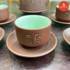 Bộ ấm chén gốm Tống chỉ miệng