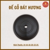 Đế gỗ bát hương xà cừ nguyên khối [GỐM SỨ BÁT TRÀNG]