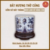 Bát hương rồng men lam cổ vẽ vàng [GỐM SỨ BÁT TRÀNG]