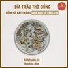 Đĩa trầu men rạn nổi Vẽ Vàng 24K [16cm] [GỐM SỨ BÁT TRÀNG]