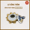 Bộ xông trầm men rạn nổi [GỐM SỨ BÁT TRÀNG]