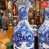 Lọ Lộc Bình 1m4 Phúc đức men dong cổ dáng béo