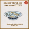 Mâm bồng men rạn nổi  [GỐM SỨ BÁT TRÀNG]