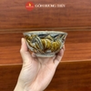 Bát thờ men rạn nổi thủ công vẽ Vàng 24K [GỐM SỨ BÁT TRÀNG]