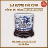 Bát hương rồng men lam cổ vẽ vàng [GỐM SỨ BÁT TRÀNG]