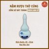 Nậm rượu thờ men lam cổ [GỐM SỨ BÁT TRÀNG]