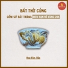 Bát thờ men rạn nổi thủ công vẽ Vàng 24K [GỐM SỨ BÁT TRÀNG]