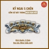 Kỷ ngai 5 chén men rạn nổi [GỐM SỨ BÁT TRÀNG]