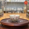 Bát cơm men kem vẽ đào hồng