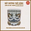 Bát hương men rạn nổi Bát Tràng [GỐM SỨ BÁT TRÀNG]