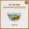 Bát thờ men rạn nổi thủ công [GỐM SỨ BÁT TRÀNG]