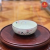 Bát tô đứng men kem vẽ đào hồng