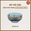 Bát thờ men rạn nổi thủ công vẽ Vàng 24K [GỐM SỨ BÁT TRÀNG]