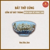 Bát thờ men rạn nổi thủ công vẽ Vàng 24K [GỐM SỨ BÁT TRÀNG]