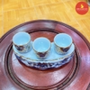 Kỷ cong 3 men dong men dong vẽ vàng 24K