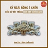 Kỷ ngai men rạn nổi Vẽ Vàng 24K [GỐM SỨ BÁT TRÀNG]