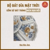 Bộ mặt trời men rạn nổi [GỐM SỨ BÁT TRÀNG]