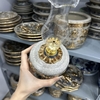 Đèn dầu thờ men rạn nổi Vẽ Vàng 24K [GỐM SỨ BÁT TRÀNG]