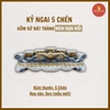 Kỷ ngai 5 chén men rạn nổi [GỐM SỨ BÁT TRÀNG]