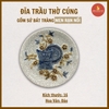 Đĩa trầu men rạn nổi [16cm] [GỐM SỨ BÁT TRÀNG]