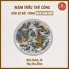 Đĩa trầu men rạn nổi [16cm] [GỐM SỨ BÁT TRÀNG]