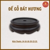 Đế gỗ bát hương xà cừ nguyên khối [GỐM SỨ BÁT TRÀNG]