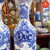 Lọ Lộc Bình 1m4 Phúc đức men dong cổ dáng béo