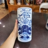 Ống hương sen men lam cổ [GỐM SỨ BÁT TRÀNG]
