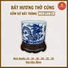 Bát hương rồng men lam cổ [GỐM SỨ BÁT TRÀNG]