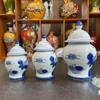 Choé thờ men lam vẽ sen [GỐM SỨ BÁT TRÀNG]