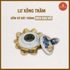 Bộ xông trầm men rạn nổi [GỐM SỨ BÁT TRÀNG]