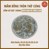 Mâm bồng men rạn nổi  Vẽ Vàng 24K [GỐM SỨ BÁT TRÀNG]