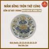 Mâm bồng men rạn nổi  Vẽ Vàng 24K [GỐM SỨ BÁT TRÀNG]