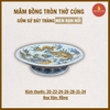 Mâm bồng men rạn nổi  [GỐM SỨ BÁT TRÀNG]