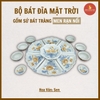 Bộ mặt trời men rạn nổi [GỐM SỨ BÁT TRÀNG]