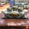 Kỷ ngai 3 chén vẽ rồng