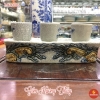 Kỷ ngang 3 chén vẽ rồng
