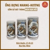 Ống hương men rạn nổi [GỐM SỨ BÁT TRÀNG]