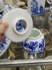 Gạt tàn men dong vẽ Trúc Lâm Thất Hiền