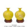 Bình Tài Lộc Cao 37cm Vẽ Vàng