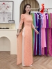 ao-dai-gam-g21-mau-cam-da-lat-co-tron-tay-bong-nhe-dinh-hat-ngoc
