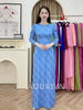 ao-dai-gam-g22-mau-xanh-elai-co-tron-tay-bong-dinh-hat-ngoc