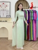 ao-dai-gam-g36-mau-xanh-bac-ha-co-cao-2cm-tay-lo-dinh-hat-ngoc