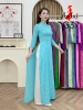 ao-dai-gam-g37-mau-xanh-ngoc-co-cao-2cm-tay-lo-dinh-hat-ngoc