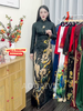 g503-ao-dai-gam-mau-den-co-truyen-thong-tay-dai-in-hoa-tiet-hoa-sen-chim-hac