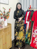 g506-ao-dai-gam-mau-den-co-cao-truyen-thong-tay-dai-in-hoa-tiet-chim-cong-vang-r